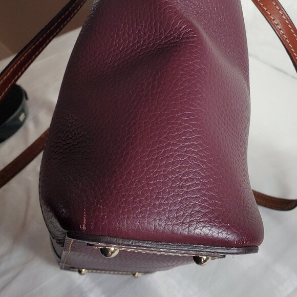 Dooney & Bourke Small Lexington in Burgundy - Picture 7 of 10